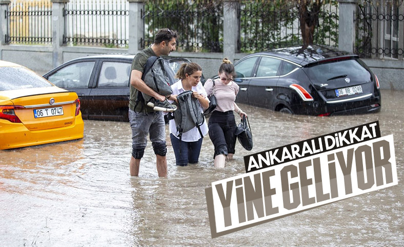 Ankara Valiliği, kuvvetli yağış uyarısı yaptı