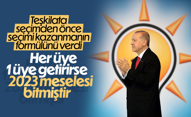 Cumhurbaşkanı Erdoğan’dan seçimden önce seçimi kazanma hedefi