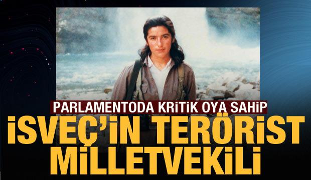 İşte İsveç Parlamentosu’ndaki terörist vekil: Amineh Kakabaveh