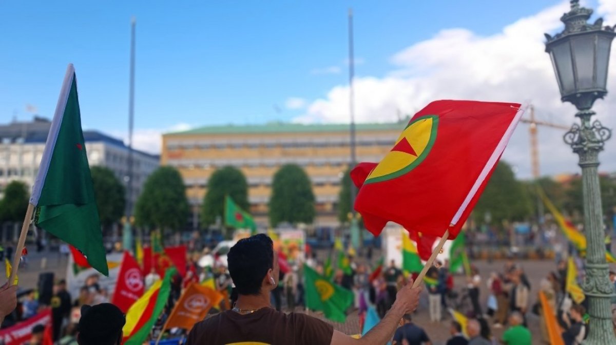 İsveç te terör örgütü PKK/YPG yandaşlarından Türkiye karşıtı eylem #4