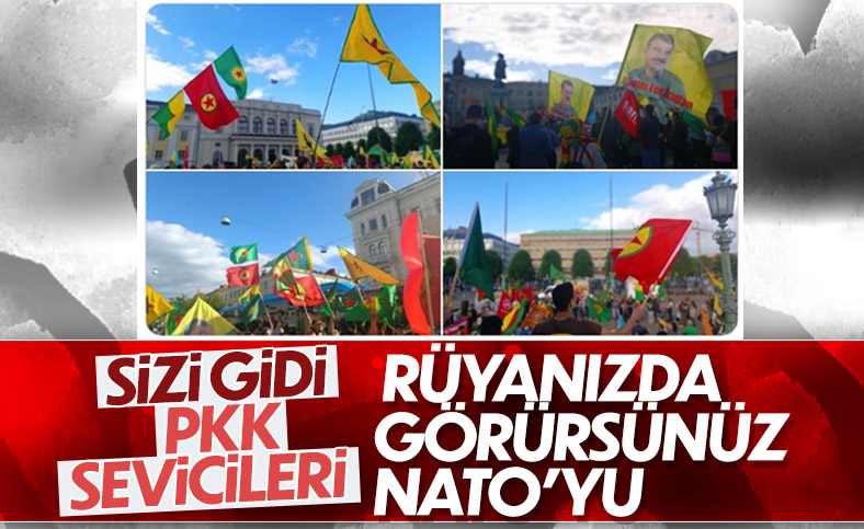 İsveç’te terör örgütü PKK/YPG yandaşlarından Türkiye karşıtı eylem