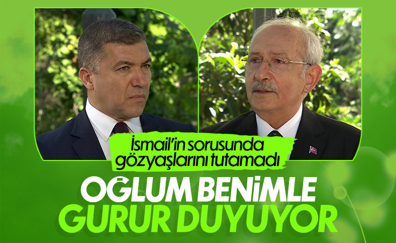 Kemal Kılıçdaroğlu İsmail Küçükkaya’nın sorusunda gözyaşlarını tutamadı