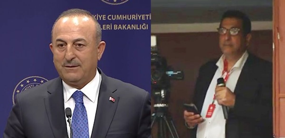 Mevlüt Çavuşoğlu ndan Turkey diyen muhabire uyarı #1
