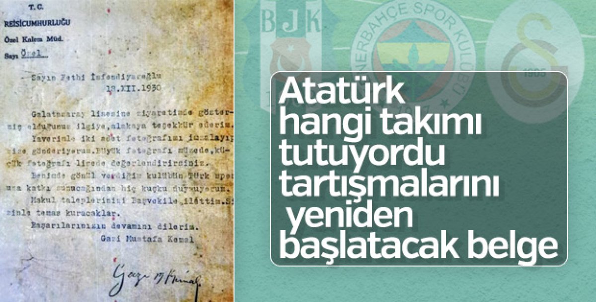 Mustafa Kemal Atatürk Beşiktaşlıydı iddiası #3