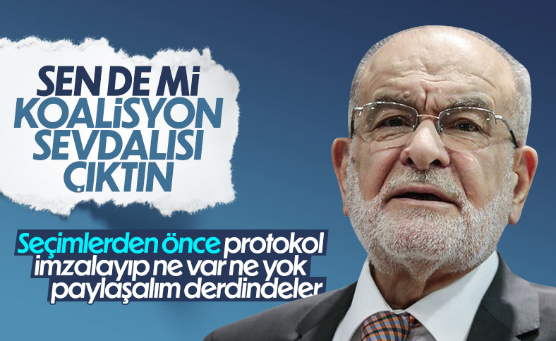 Temel Karamollaoğlu, seçim öncesi yönetim ittifakı garantisi istedi