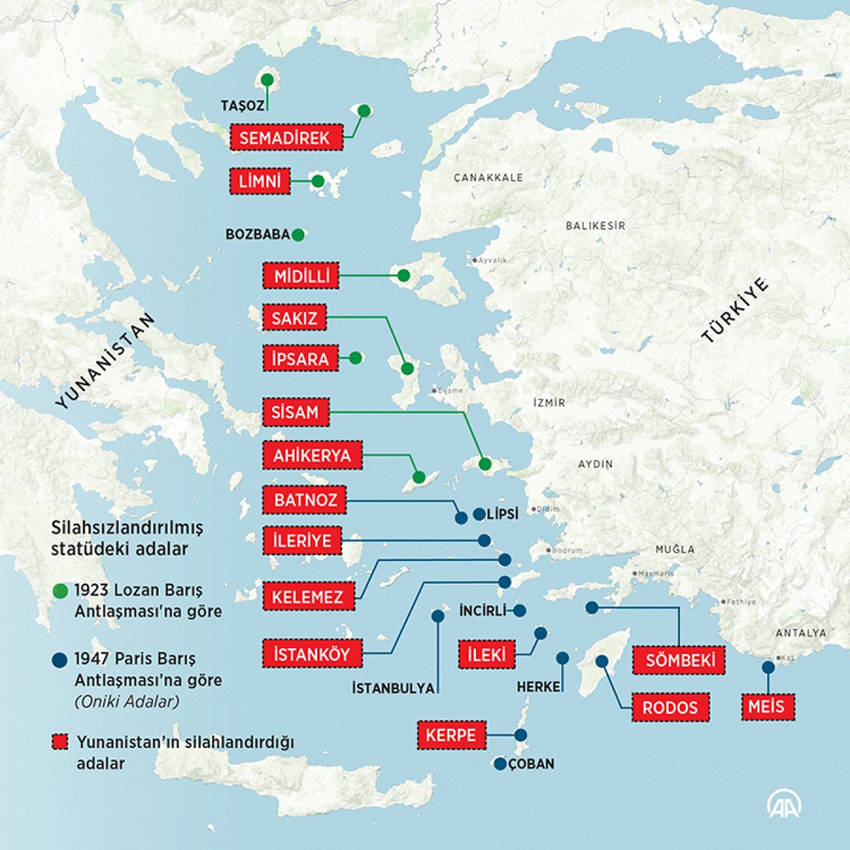 Türkiye ile Yunanistan arasındaki Doğu Ege adaları krizine 5 soru - cevap #6