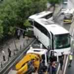 Üsküdar’da İETT otobüsü ile iki tur otobüsü çarpıştı!