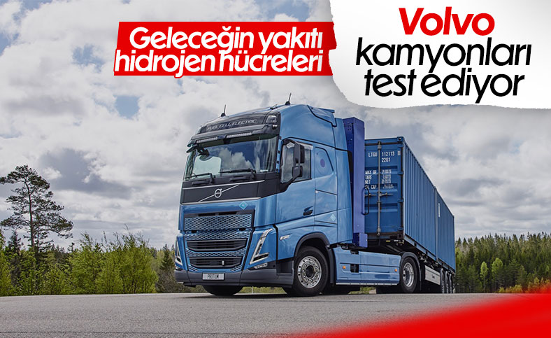 Volvo, hidrojen yakıtlı kamyonunu test etmeye başladı