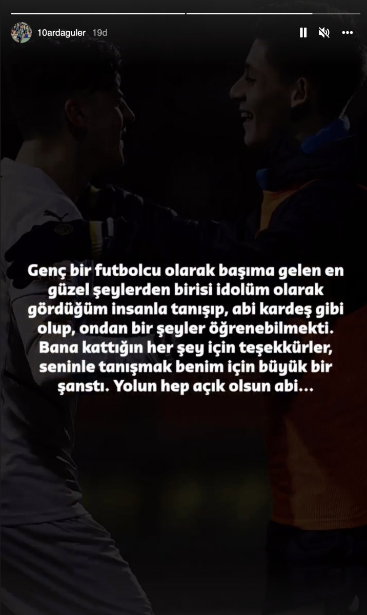 Arda Güler’den Mesut Özil’e veda paylaşımı #1