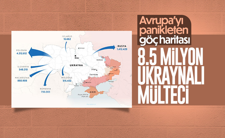 BM, Ukraynalı mülteci sayılarını güncelledi