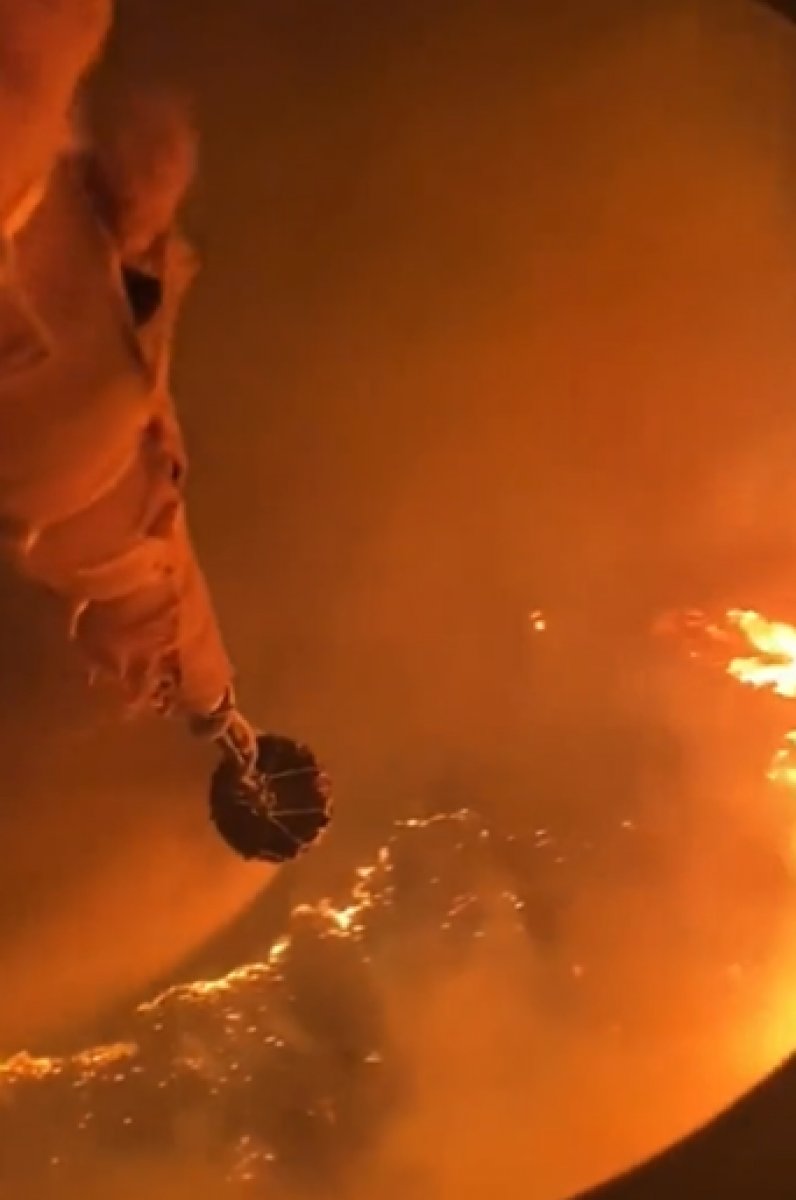 Datça da gece görüşlü yangın söndürme helikopterleri kullanılıyor #1
