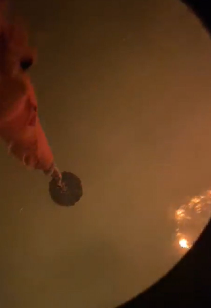 Datça da gece görüşlü yangın söndürme helikopterleri kullanılıyor #2