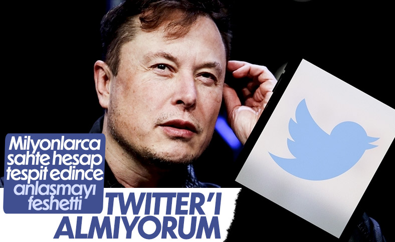 Elon Musk Twitter için yaptığı 44 milyar dolarlık anlaşmayı feshetti