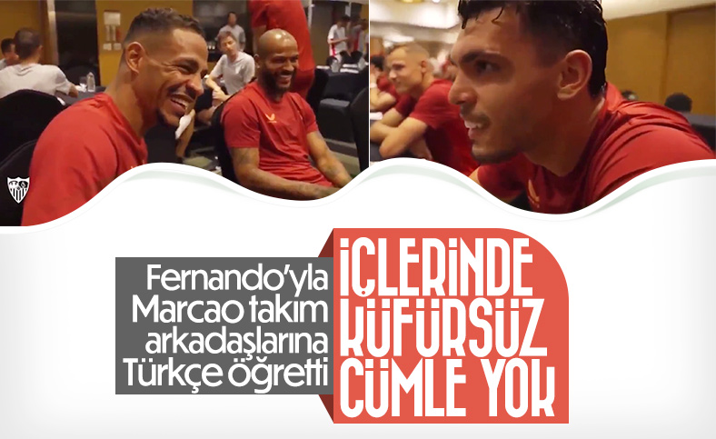 Fernando ve Marcao'dan Türkçe küfür dersi