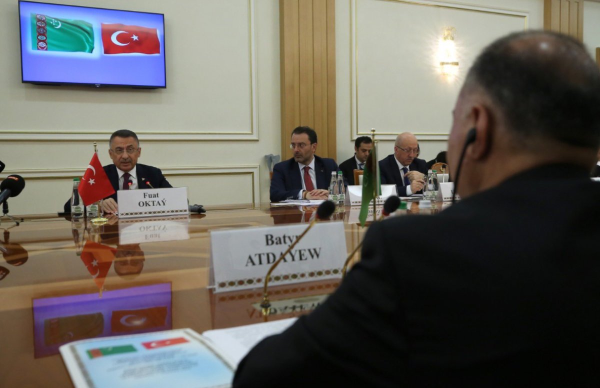 Fuat Oktay: Türkmen doğalgazı Türkiye ye taşınacak #1