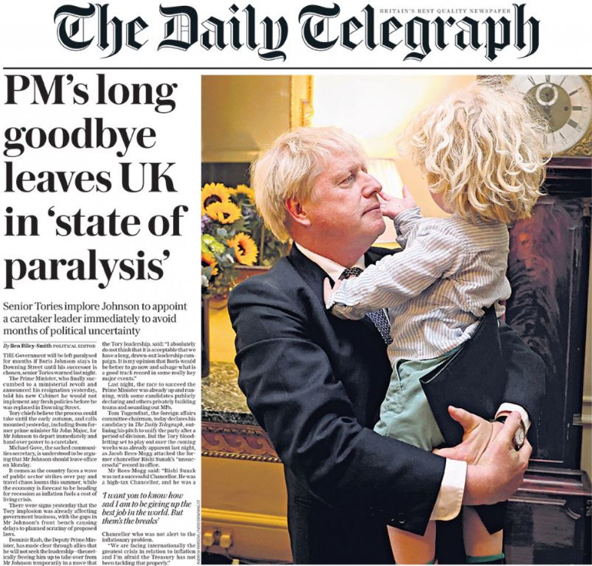 İngiltere, Boris Johnson ın istifasını konuşuyor #3