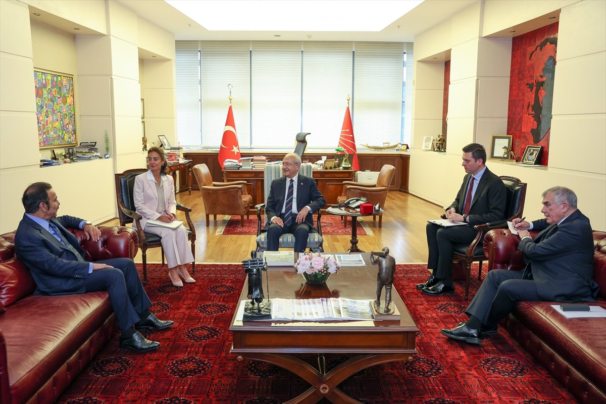 Kemal Kılıçdaroğlu, Katarlı elçi Al Sani ile görüştü #3
