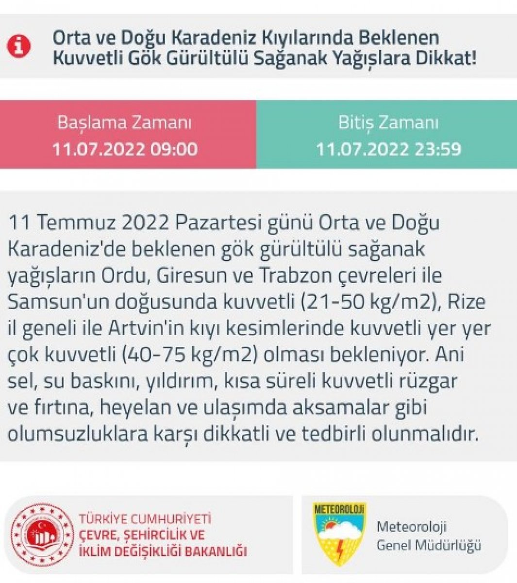 Türkiye nin 5 günlük hava raporu #1