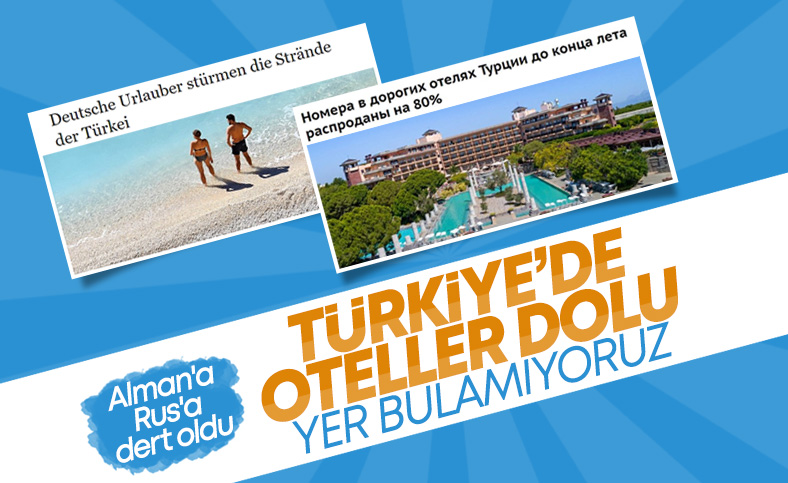 Rus ve Alman turistlerin, Türkiye’deki otellere talebi arttı