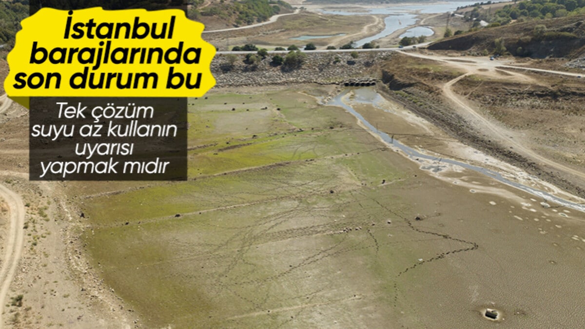 İstanbul’da barajlar alarm veriyor: Doluluk oranları yüzde 30’un altına indi