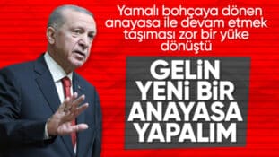 Cumhurbaşkanı Erdoğan: Yamalı bohçaya dönen anayasa, taşınması zor bir yük