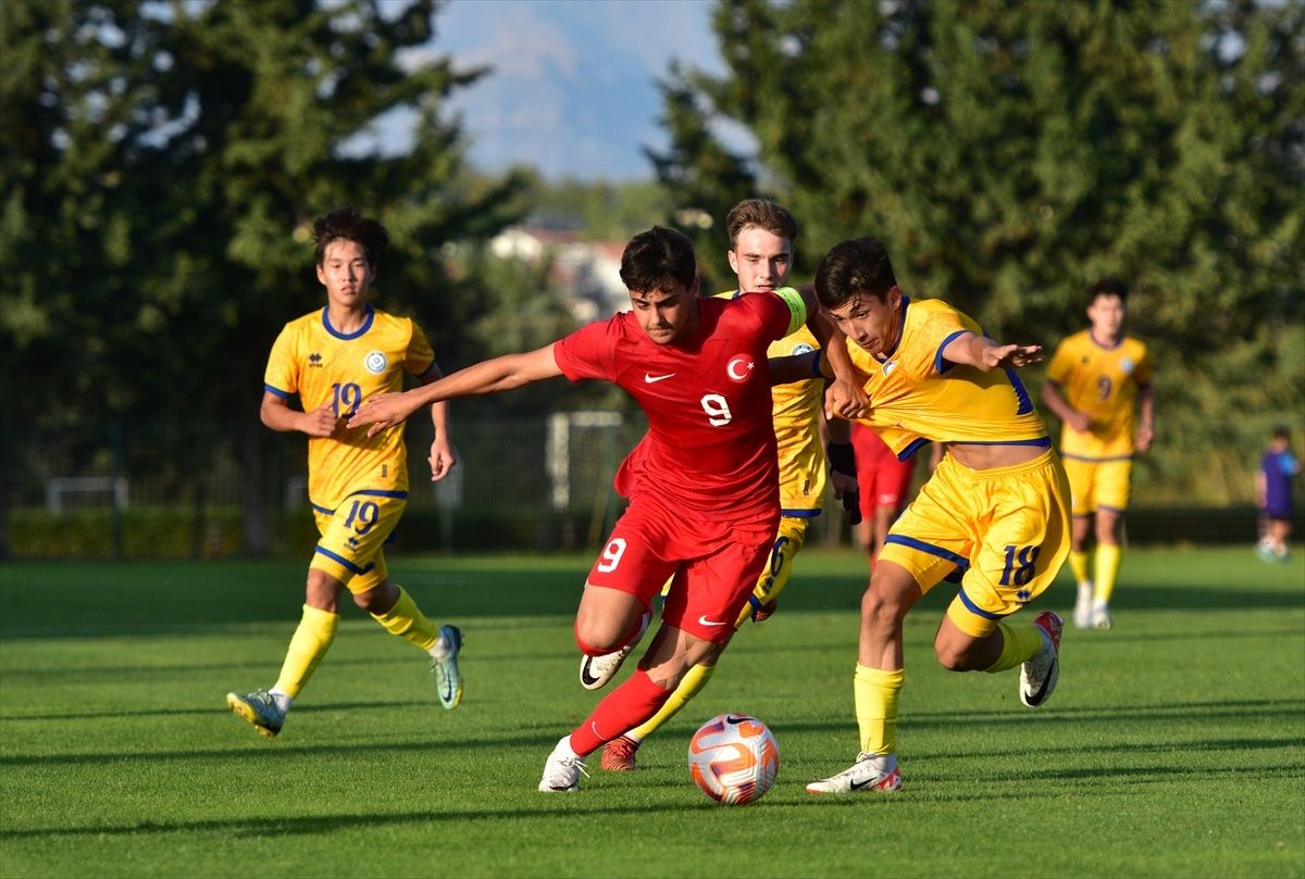 17 Yaş Altı Milli Futbol Takımı, Kazakistan ile berabere kaldı