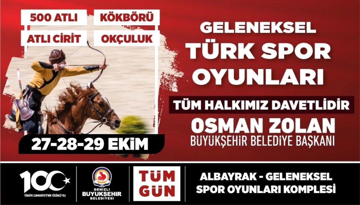 Denizli Büyükşehir Belediyesi Türk Spor Oyunları düzenliyor