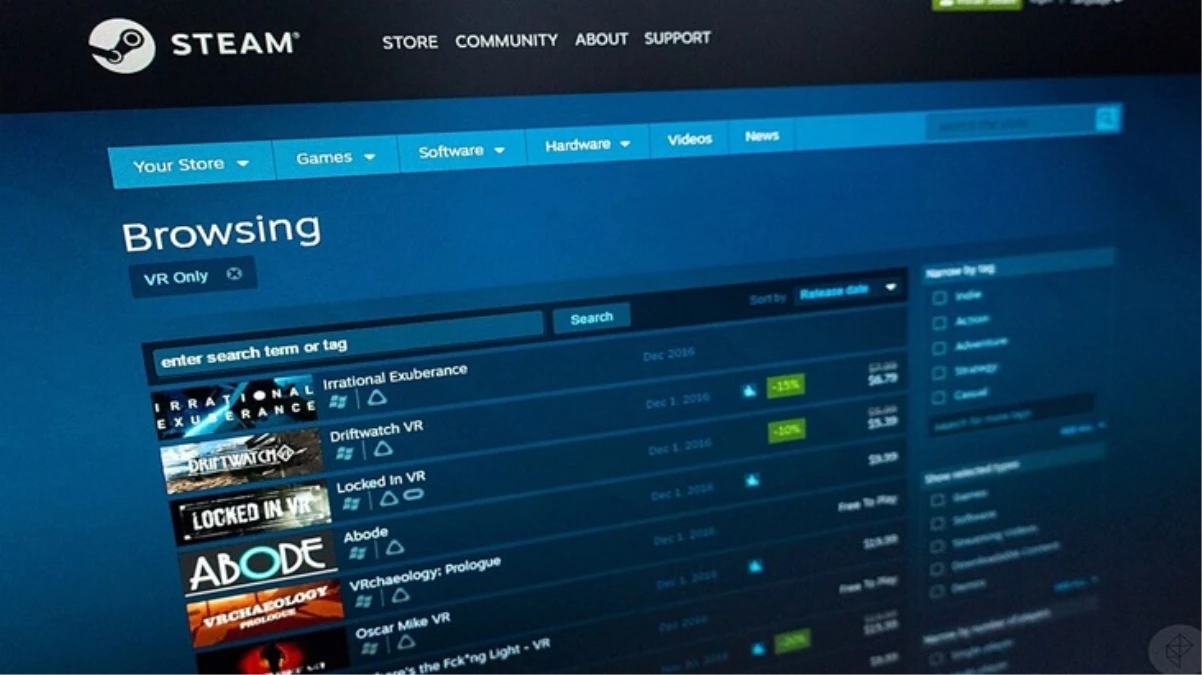 Dijital oyun dağıtım platformu Steam, Türkiye'den çekiliyor