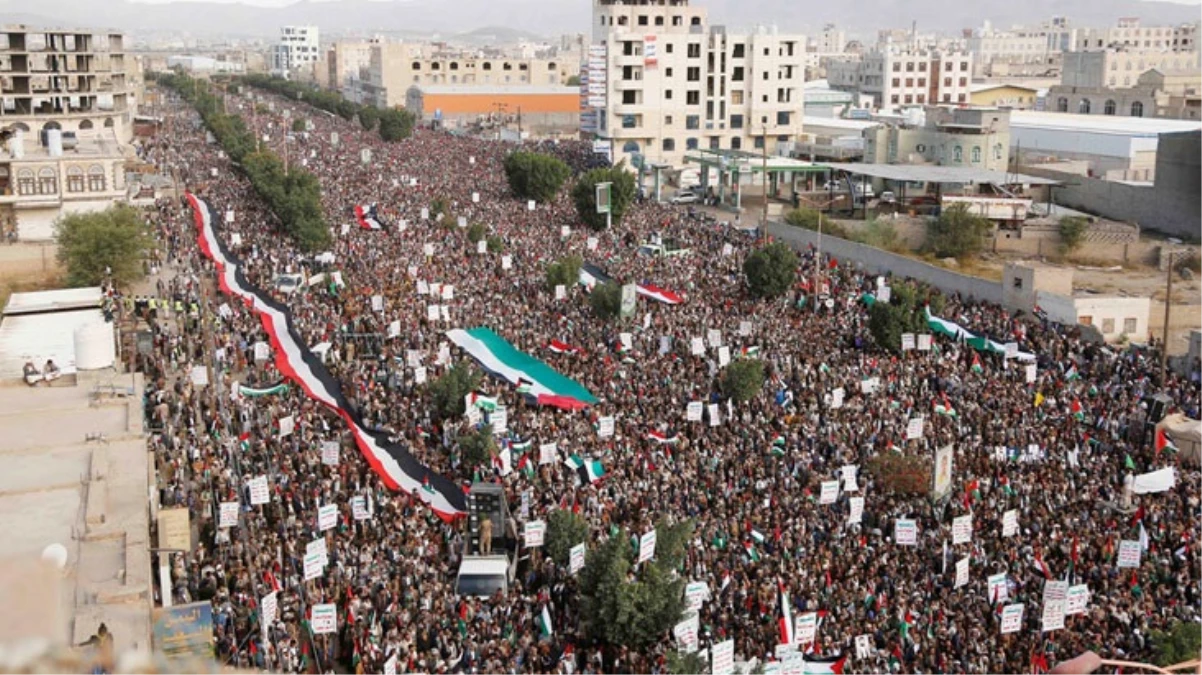 Dünyanın dört bir yanından Filistin’e destek gösterisi