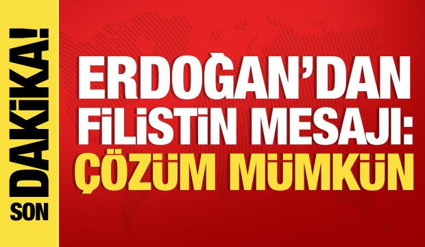 Erdoğan ile Zelenskiy görüştü: Filistin mesajı