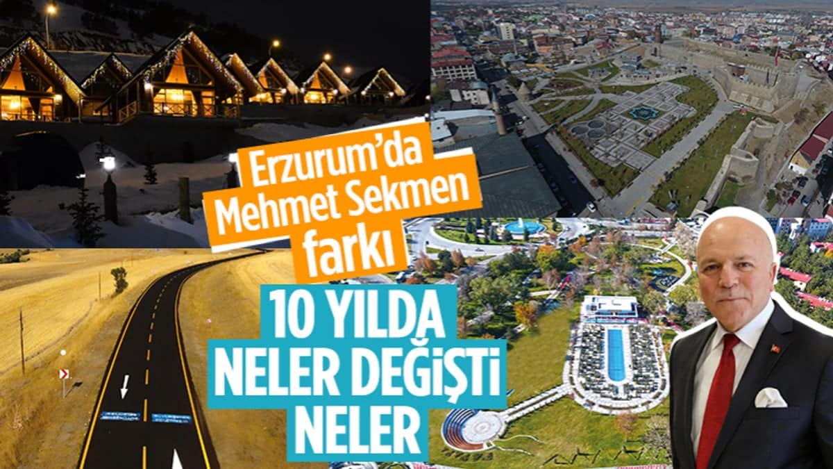 Erzurum Büyükşehir Belediye Başkanı Mehmet Sekmen: Erzurum artık eski Erzurum değil