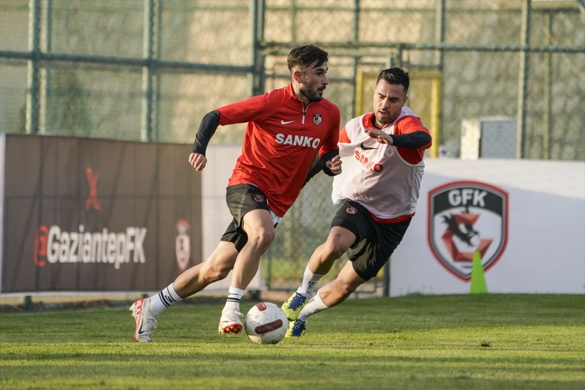 Gaziantep FK, Beşiktaş maçı için hazırlıklarını sürdürüyor