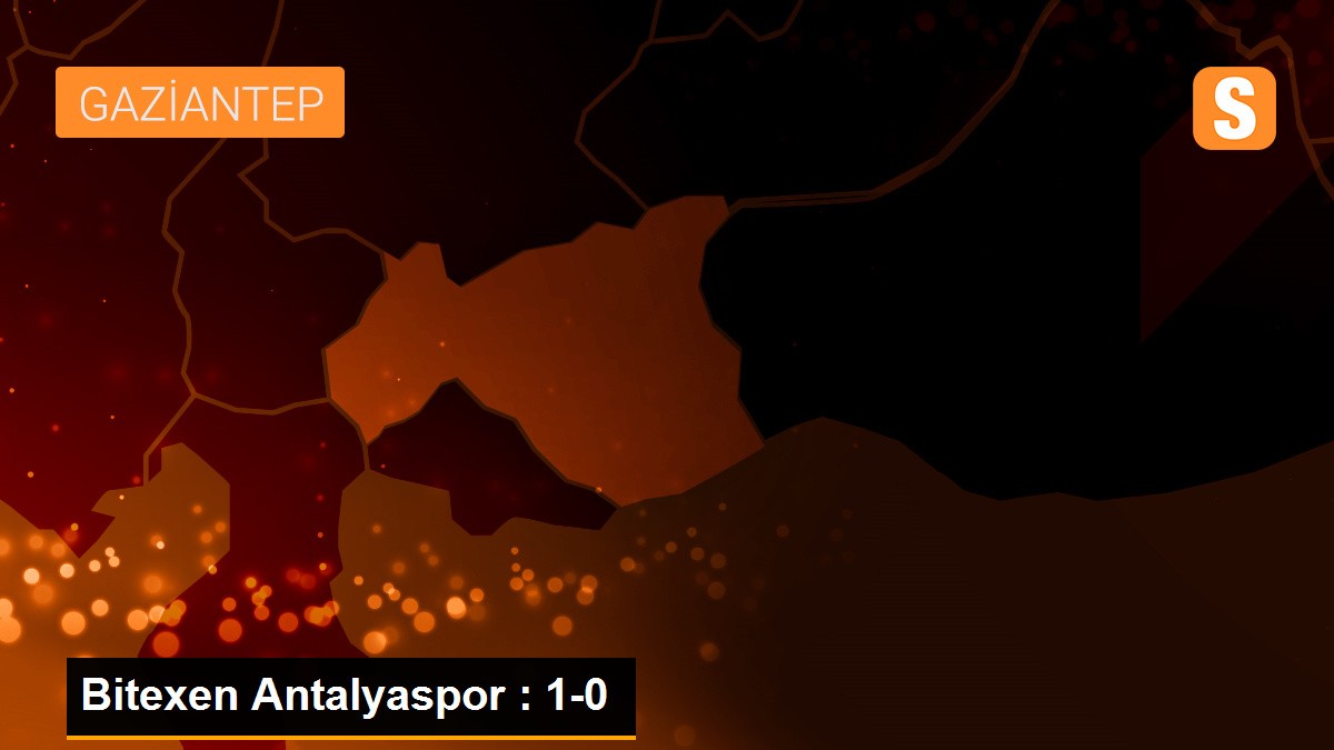 Gaziantep FK, Bitexen Antalyaspor'u 1-0 Mağlup Etti