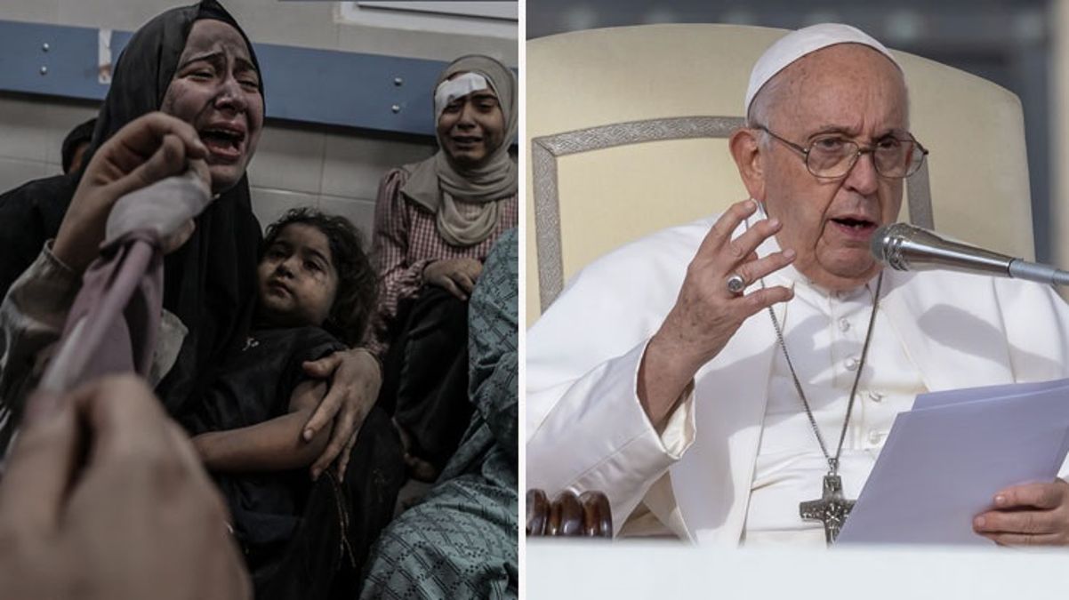 Gazze'deki insanlık dramına dikkat çeken Papa Franciscus'den dünyaya çağrı: İnsani felaketi önleyin