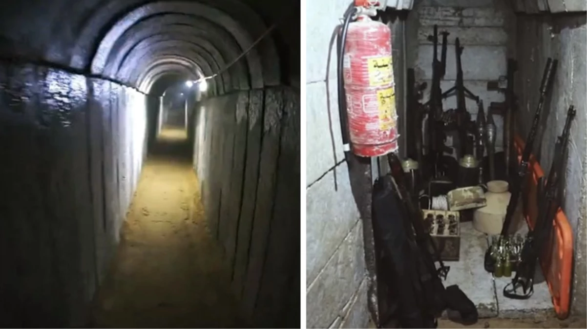 Gazze’nin altında İsrail’i bekleyen ölüm tünelleri! İlk kez bu kadar net görüntülendi