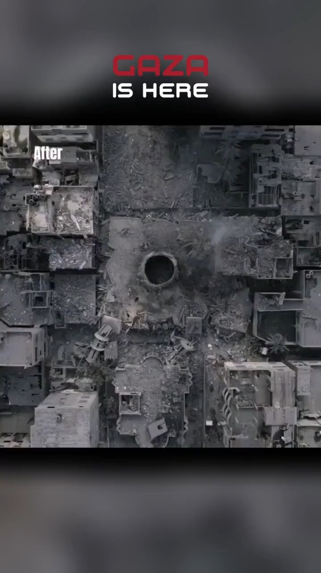 Resmen haritadan silindi! İşte bombaların yağmur gibi yağdığı Gazze'nin öncesi ve sonrası