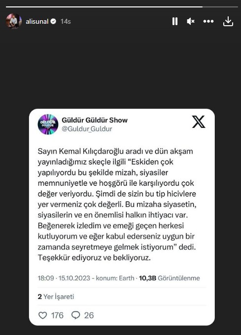 CHP skeci Güldür Güldür'e damga vurdu! Kemal Kılıçdaroğlu hemen ekibi aradı