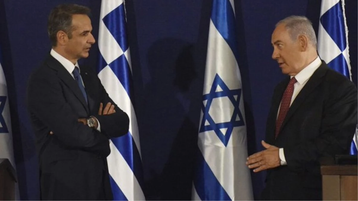 İsrail'e destek için soluğu Netanyahu'nun yanında alan Miçotakis, Hamas'a esti gürledi