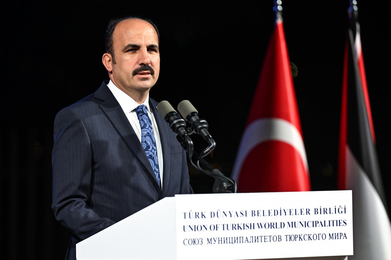 Türk Dünyası Belediyeler Birliği Başkanı Uğur İbrahim Altay, Türk Dünyası Belediyeler Birliği 20. Kuruluş Resepsiyonu'na katılarak konuşma yaptı.