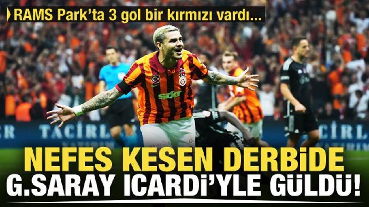 Nefes kesen derbide Galatasaray Icardi'yle güldü!
