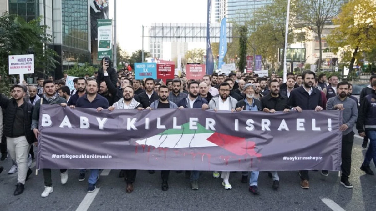 Sabah namazında buluştular! TÜGVA'dan tüm Türkiye'de İsrail Protestosu
