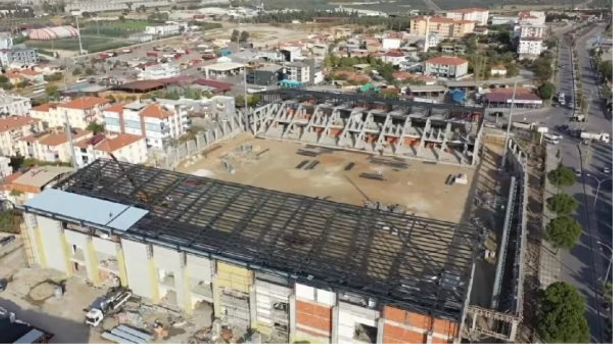 Somaspor'un yeni stadı inşa ediliyor
