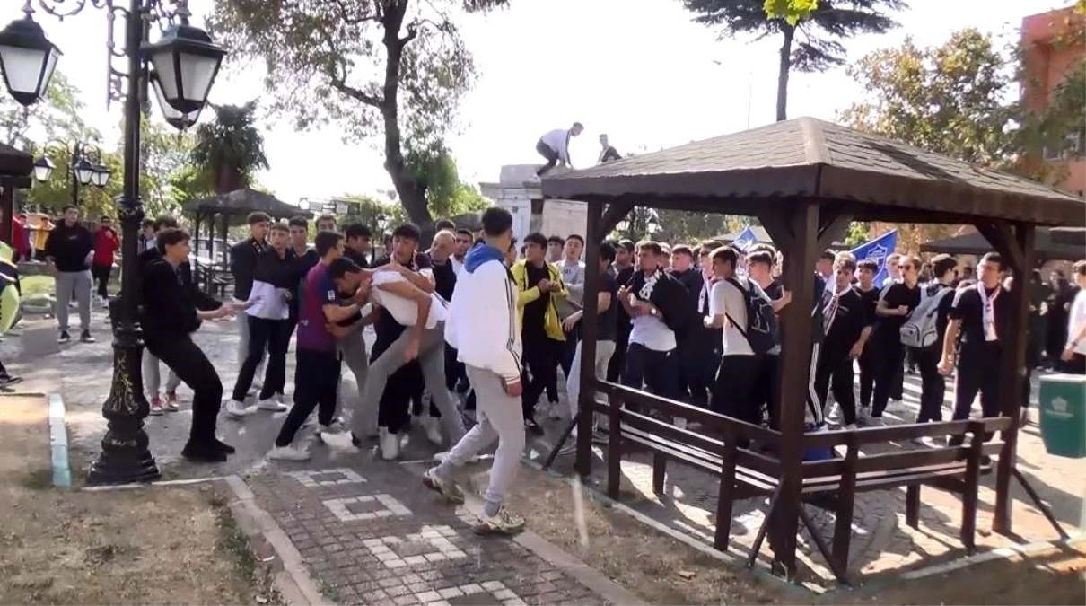 Tekirdağ'da Liseliler Arasında Maç Öncesi Kavga
