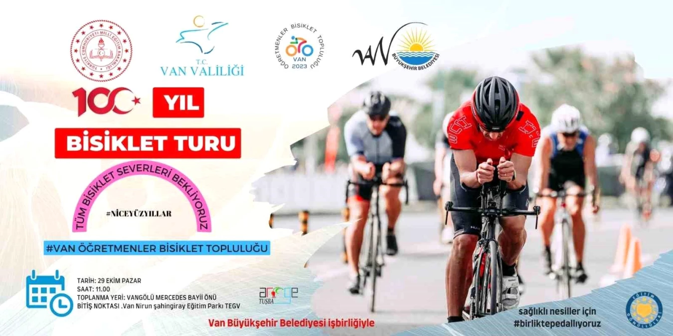 Van Büyükşehir Belediyesi, Cumhuriyet'in 100. yılına özel bisiklet turu düzenliyor