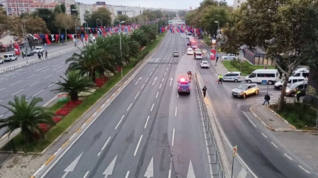 Vatan Caddesi, Cumhuriyet Bayramı kutlamaları öncesi trafiğe kapatıldı