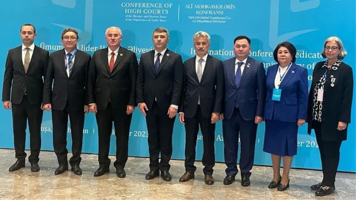 Yargıtay Başkanı Akarca, Türk Devletleri Yüksek Mahkemeleri Konferansı'nın Kuruluş Toplantısı'na katılmak için Azerbaycan'a gitti