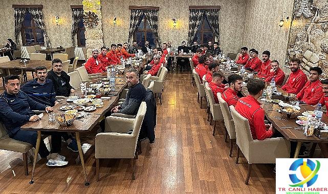 Nevşehir Belediyespor’da futbolculara moral yemeği