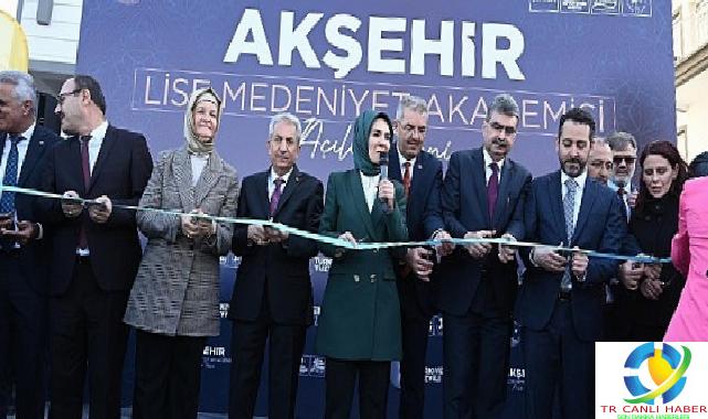 Akşehir Lise Medeniyet Akademisi Bakan Göktaş’ın İştirakiyle Açıldı
