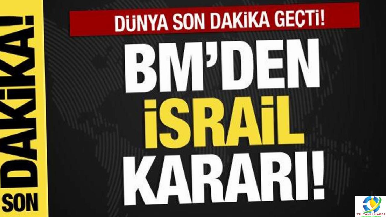 BM’den İsrail’e silah satışının durdurulması çağrısı