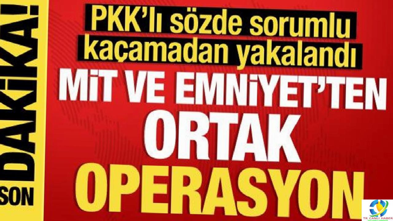 MİT ve Emniyet’ten ortak operasyon: PKK’lı sözde sorumlu yakalandı